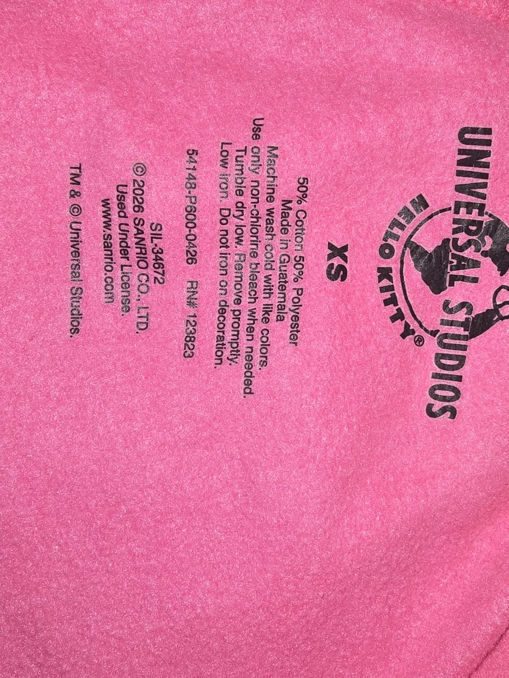Hello Kitty Kids Pink Graphic Pajama Pants